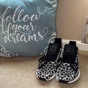 Adidas Women’s Black and White Sneakers